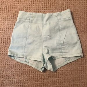 High waisted shorts